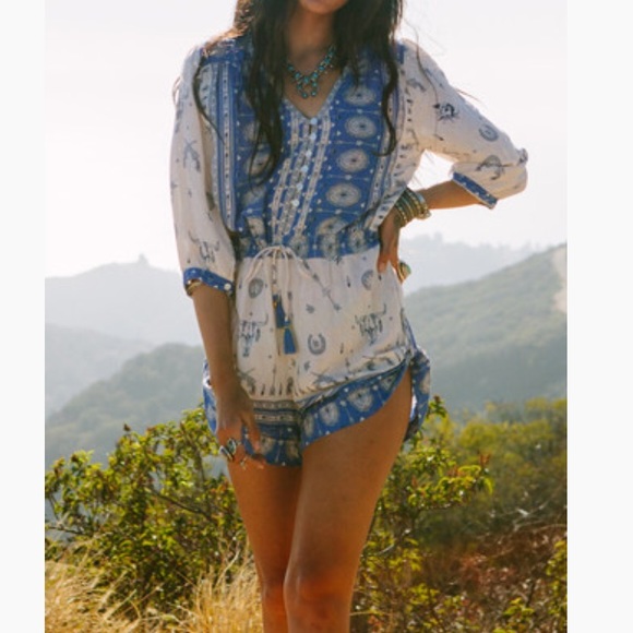 western romper dress